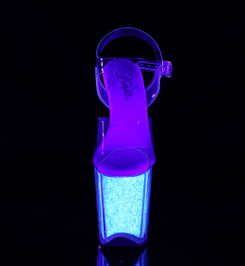 Стрипы Pleaser белые FLAM808UVG/C/NOPG