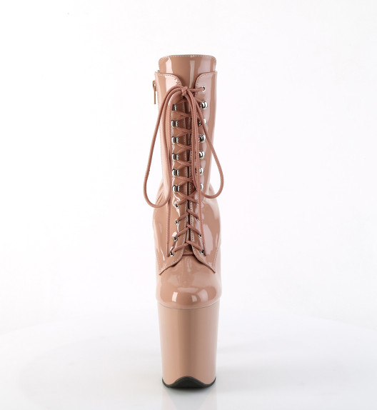 Ботильоны на платформе Pleaser розовые FLAM1020/BH/M