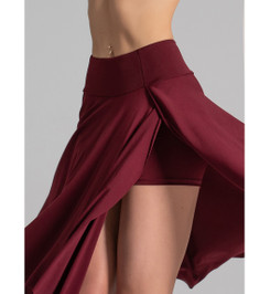 Шорты юбка бордовые Dolly Max I-Style