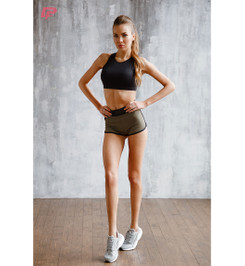 Топ черный двухслойный Force Profit