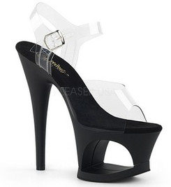 Стрипы Pleaser черные MOON708/C/B