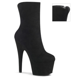 Ботильоны на платформе Pleaser черные ADO1042/BFS/M