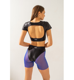 Шорты синие сетка Shark