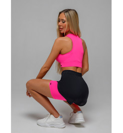 Шорты черные с розовым Gymnast I-Style