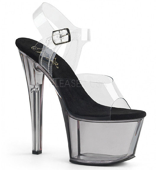 Босоножки Pleaser черные SKY308T/C/SMK