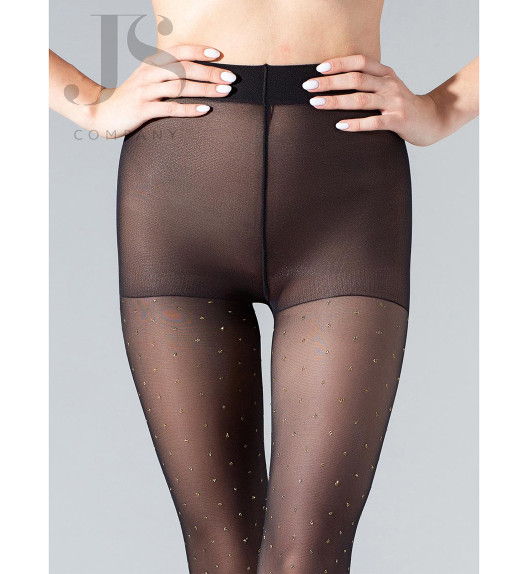Колготки черные POIS LUREX SiSi