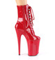 Ботильоны на платформе Pleaser красные INF1020/R/M