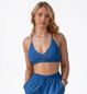 Топ голубой Bralet I-Style