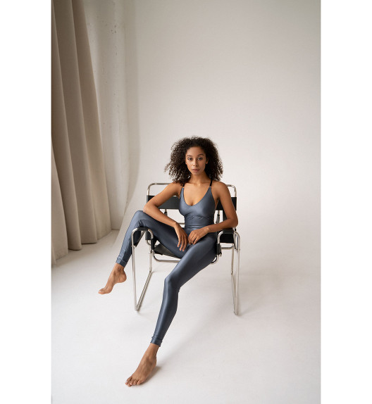 Комбинезон серый металлик Milana Shark