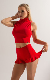 Шорты красные с воланами Sun Shark