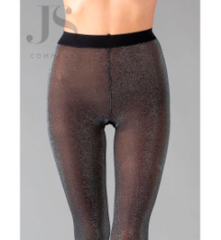 Колготки черные TULLE LUREX 50 Minimi