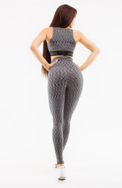 Лосины Corsage Soft Melanje "Black & Gray" Bona Fide