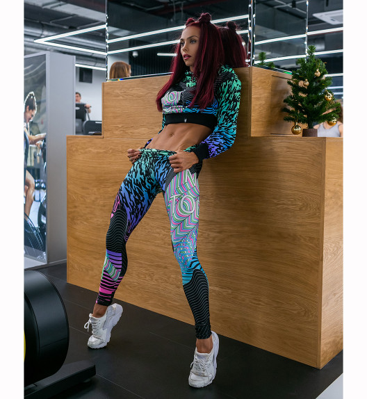 Лосины Classic Vibes "Blue" Bona Fide