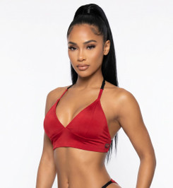 Топ бургунди Bikini Polerina