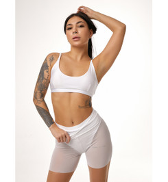 Велосипедки белые Jaya Mesh Polerina