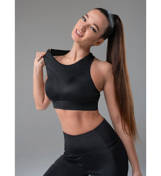 Топ черный Peony I-Style
