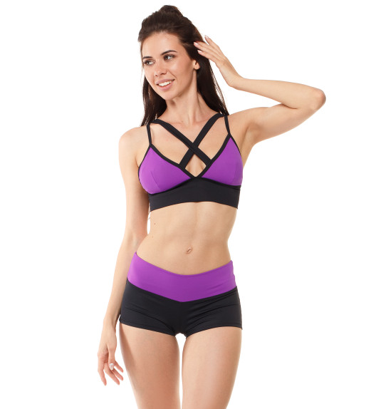 Топ черный с фиолетовым Air Star