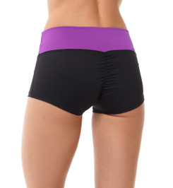 Шорты черные с фиолетовым Competition