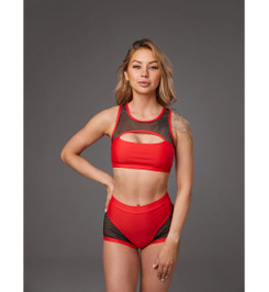 Топ красный Anela Polerina