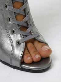 Туфли Хилсы Estrella Pro темно-серая кожа ESP911DGR