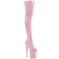 Ботфорты на платформе Pleaser розовые FLAM3000/BP/M