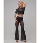 Брюки клеш черные Disco I-Style