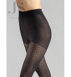 Колготки черные LATTICE 01 Gatta