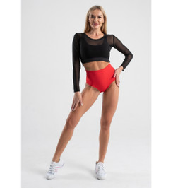 Шорты красные Pin Up Style I-Style