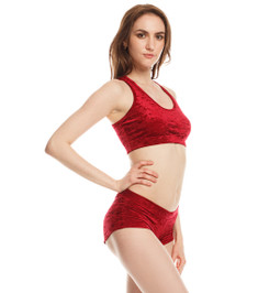 Шорты бордо Lola Velvet Star