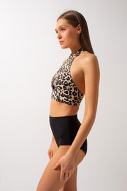 Шорты двухсторонние Leopard-Black Shark