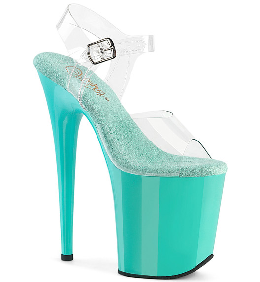 Стрипы Pleaser голубые FLAM808/C/AQ