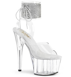 Босоножки Pleaser прозрачные ADO791-2RS/C/M