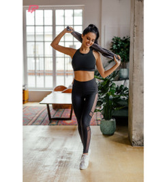 Топ черный двухслойный Force Profit