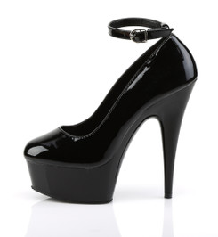 Туфли Pleaser черные DEL686/B/M