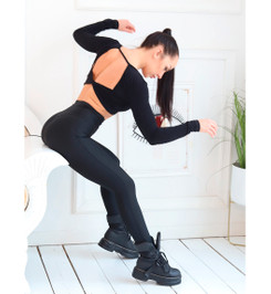 Топ черный Butterfly I-Style