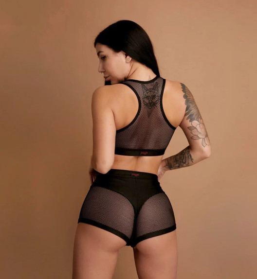 Топ черный Anela Polerina