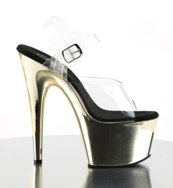 Босоножки Pleaser золотые ADO708/C/GCH