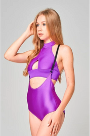 Шорты-Подтяжки сливовые Shark