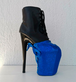 Защита на стрипы синяя Holographic Lace