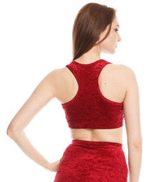 Топ бордо Lola Velvet Star