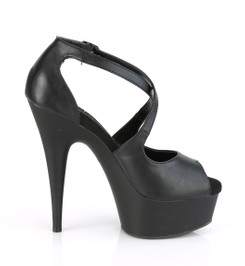 Туфли Pleaser черные DEL621/BPU/M