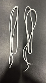 Шнурки белые 90см