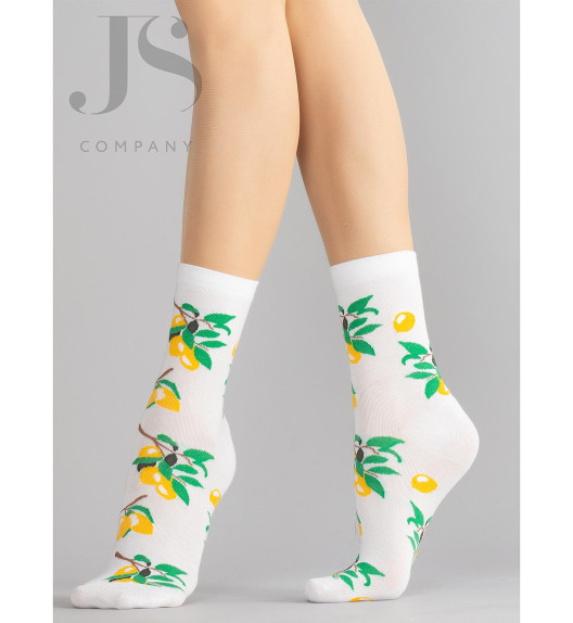 Носки белые WS3 Soft Berry 001 Giulia