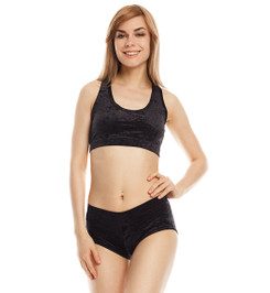 Шорты черные Lola Velvet Star