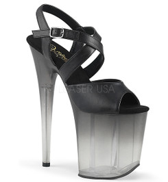 Стрипы Pleaser черные FLAM822T/BPU/M