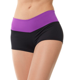 Шорты черные с фиолетовым Competition