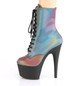 Ботильоны на платформе Pleaser радужные ADO1020REFL/RBOW/B