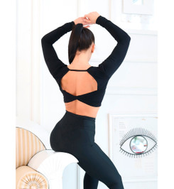 Топ черный Butterfly I-Style