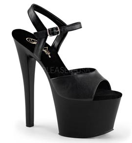 Туфли Pleaser черные SKY309/BPU/M