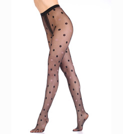 Колготки черные с розовым FUNNY 07A Gatta